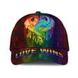 Personalized LGBT Love Wins LGBT Flag Classic Cap for LGBT Community