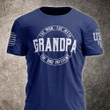 Personalized Funny Grandpa The Man The Myth The Bad Influence Shirt, Custom Grandpa Shirt