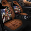 Personalized Skull Mechanic Car Seat Covers Universal Fit Set 2, Custom Name Car Accessories for Mechanic, Engineer