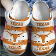 Texas Longhorn Crocs, Personalized Crocs Clog Shoes, Custom Name Footwear for Men, Women, Texas Lovers