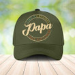 Funny Papa Like a Grandpa Only Way Cooler Retro Cap for Grandpa , Father's Day Hats