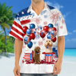 Goldendoodle Independence Day Hawaiian Shirt, Dog Hawaii Beach Shirt Short Sleeve For 4Th Of July
