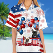 French bulldog Independence Day Hawaiian Shirt, Dog Hawaii Beach Shirt Short Sleeve For 4Th Of July