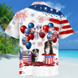 Bernese Mountain Dog Independence Day Hawaiian Shirt, Dog Hawaii Beach Shirt Short Sleeve For 4Th Of July