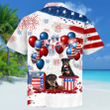 Rottweiler Independence Day Hawaiian Shirt, Dog Hawaii Beach Shirt Short Sleeve For 4Th Of July