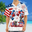 Heeler Independence Day Hawaiian Shirt, Dog Hawaii Beach Shirt Short Sleeve For 4Th Of July