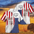 Independence Day Rabbit Make America Cowboy Again With American Flag Pattern Hawaii Hawaiian Shirt