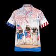 Pug Hawaiian Shirts - Independence Day Is Coming, Happy 4Th Of July American Pug Hawaii Shirt, Aloha Dog Shirt