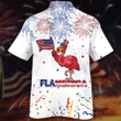 3D All Over Print Flamingo Hawaiian Shirts For Men And Woman, Happy Independence'S Day Flamerica Aloha Beach Shirt