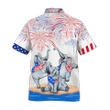 Elephant Hawaiian Shirt Independence Day, Is Comming, Cute Elephant Hawaii Beach Shirts For Summer, Elephant Lovers