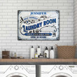Personalized Laundry Room Sign, Drop Your Pants Customized Classic Laundry Room Metal Signs for Home