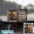 All Of Me Loves All Of You Car Hanging Ornament, Custom Couple Name And Photo Ornament, Gift for Couple