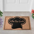 Kiss The Cook Doormat Chef Gift, Kitchen Door Mat Chef Hat, Kitchen Outdoor Or Indoor Decor Gift For Chef Cook