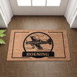 Custom Crop Duster Doormat, Personalized Pilot Name Door Mat Decoration For Outdoor, Crop Duster Home Decor