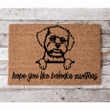 Hope You Like Bolonka Zwetna Welcome Doormat Gift for Dog Owner Pet Lover Housewarming Gift
