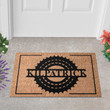 Custom Bicycle Chain Doormat For Outdoor Or Indoor Use, Personalized Bike Chain Name Door Mat Gift For Biker