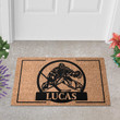 Custom Name Hockey Player Doormat For Home Decor, Personalized Hockey Door Mat Gift For Hockey Lover