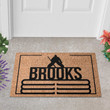 Custom Hockey Boy Goalie Doormat Gift For Hockey Lover, Personalized Hockey Door Mat For Outdoor Or Indoor Use