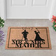 Personalized Golf Couple Welcome Doormat For Home Decor, Custom Mr & Mrs Golf Door Mat, Golf Player Wedding Gift