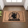 Personalized Drum Welcome Doormat For Music Room Decor, Custom Name Drummer Door Mat Gift For Music Lover