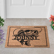 Custom Fishing Welcome Doormat For Home Decor, Fish Door Mat Gift For Dad, Fishing Lover, Fisher Gift