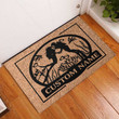 Personalized Scuba Diving Couple Doormat For Outdoor Use, Custom Couple Diver Name Door Mat Gift For Diving Lover