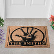 Personalized Hand Skull Doormat For Outdoor Or Indoor Use, Custom Name Outdoor Door Mat Gift For Skull Lover
