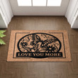 Butterfly And Flower Welcome Doormat For Indoor Outdoor Use, Custom Your Text Door Mat Gift For Butterfly Lover