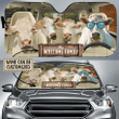 Custom Family Name Charolais All Over Printed 3D Car Sunshade, Car Windshield, Car Front Protector for Farmers