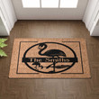 Custom Flamingo Welcome Doormat For Home Decoration, Bird Door Mat Gift For Him Her Family Friend