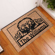 US Bald Eagle Welcome Doormat For Indoor Outdoor Use, Custom Name Eagle Door Mat Gift For US Bird Lover