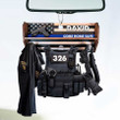Personalized Police Storage Shelf Car Hanging Ornament, Come Home Safe Gift for Policeman