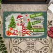 Shiba Inu Doormat For Christmas Decor, This Home Is Filled With Kisses Door Mat Gift For Dog Lover