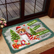 Beagle Doormat For Christmas Decor, This Home Is Filled With Kisses Door Mat Gift For Dog Lover