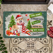 Corgi Doormat For Christmas Decor, This Home Is Filled With Kisses Door Mat Gift For Dog Lover