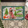 Golden Retriever Doormat For Christmas Decor, This Home Is Filled With Kisses Door Mat Gift For Dog Lover