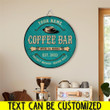 Custom Coffee Bar Wood Sign, Kitchen Decor Wall Plaque Gift for Coffee Lovers, Vintage Tea Bar, Coffee & Wine Bar Sign