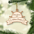 Cruise Ship Christmas Ornament,Custom Name Wooden Cruise Ornament, Ship Ornament, Christmas Gift For Sailor