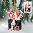 Customized Your Christmas Photo Ornament - Personalized Photo Mica Ornament - Christmas Gift For Family Members