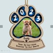 Forever In Your Hearts, Custom Pet Photo Wooden Christmas Ornament, Memorial Gift For Pet Lover, Pet Owner