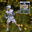 Personalized Lacrosse Photo Mica Ornament - Customized Your Photo Ornament Gift For Lacrosse Team For Club