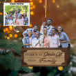 There's No Greater Gift Than Family - Personalized Custom Photo Mica Ornament - Christmas Gift For Family