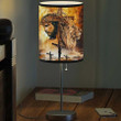 The Lion Of Judah, Jesus and Lion Cross Table Lamp for Bedroom, Christian Livingroom Decor