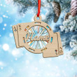 Personalized Casino Roulette Wheel Christmas Suncatcher Ornament