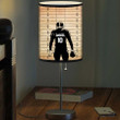 Personalized American Football Table Lamp, Gift for Husband, Gift for Son Football Bedroom Lamp