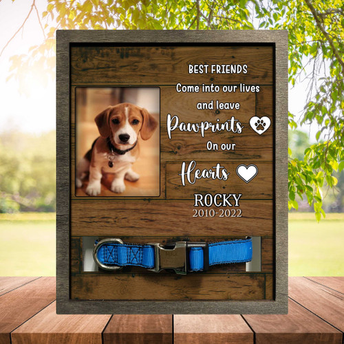 Pawprints Left By You Memorial Gifts, Bereavement Gifts For Dog Lovers