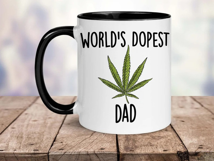 World's Best Dad Mug , World's Dopest Dad, Poppy Funny Dad Gift, Dad Mug, Dad Birthday Gift
