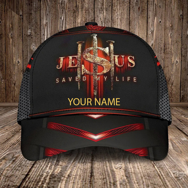 Personalized Jesus Save of My Life Cap, Jesus Cap for Christian Who believe in Jesus