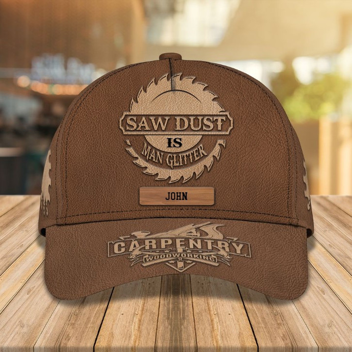 Personalized Carpentry 3D Classic Cap for Carpenter, Carpentry Hat for Dad Gift