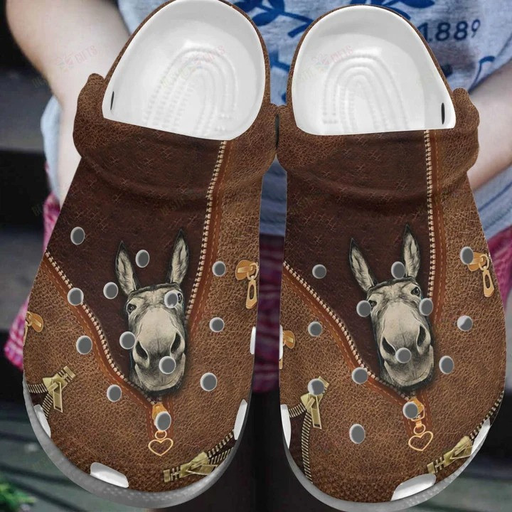 Donkey Crocs Classic Clog Cool Donkey Zipper Footwear Shoes Crocs